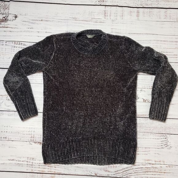 Gorgeous Chenille Dark Grey Sweater Denver Hayes - Picture 1 of 6